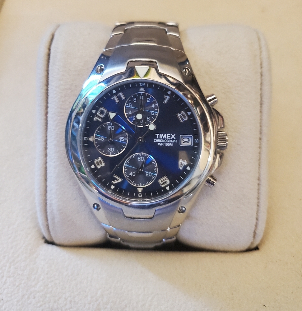 Timex Stainless Steel Chronograph Watch
